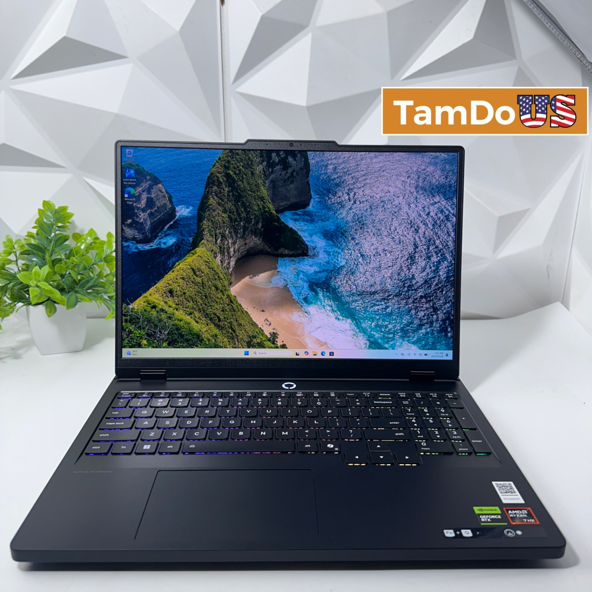 Lenovo Legion Pro 5 16ADR10 Laptop 16" OLED, Ryzen 7 8745HX, 32GB, 1TB, RTX 5060 - Photo 1 - Real photo at TamDo.us