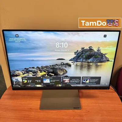 Lenovo Q24i-10 23.8" FHD IPS Monitor 75Hz AMD FreeSync Built-in Speakers 65F3 - Thumbnail 1