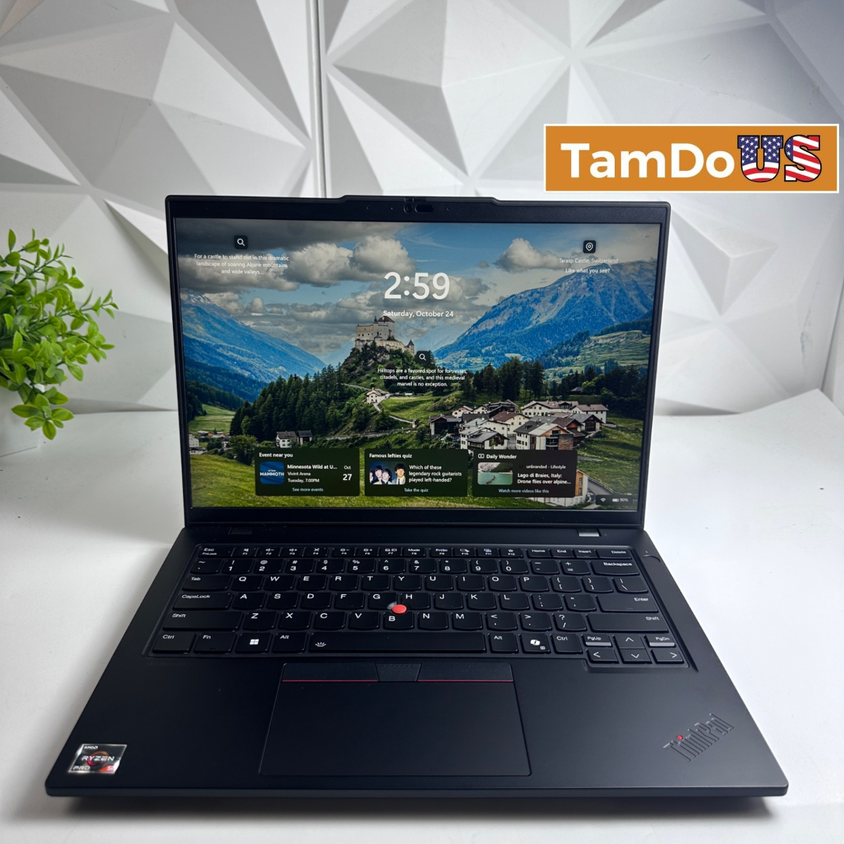 Lenovo ThinkPad L14 Gen 5 Laptop, 14" FHD+, Ryzen 5 PRO 7535U, 32GB DDR5, 500GB - Photo 1 - Real photo at TamDo.us