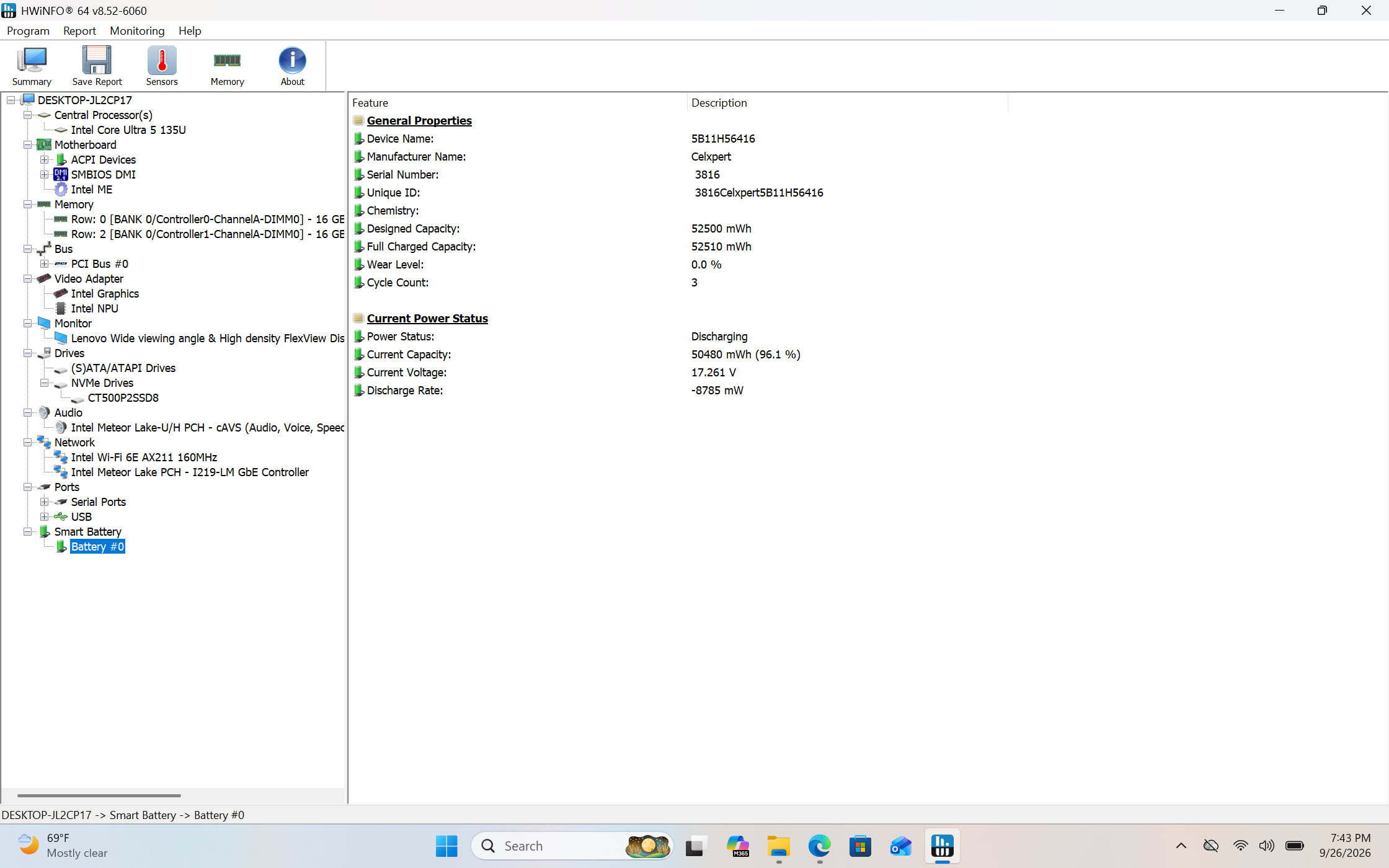 Lenovo ThinkPad T14 Gen 5 14" 2.2K, Core Ultra 5 135U, 32GB DDR5, 500GB SSD - Thumbnail 2