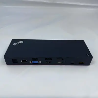 Lenovo ThinkPad Thunderbolt 3 Dock (DBB9003L1) TYPE 40AC w/ 135W Power Supply - Good - Real photo at TamDo.us