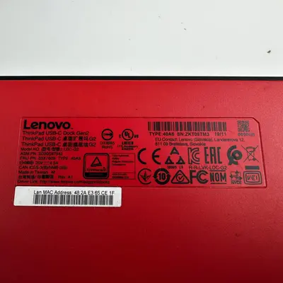 Lenovo ThinkPad USB-C Dock Gen 2 Docking Station - Thumbnail 6