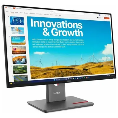 Lenovo ThinkVision P24QD-40 23.8" QHD 2560x1440 IPS Borderless Office PC Monitor - New Open Box - Real photo at TamDo.us