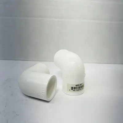 Lesso - 3/4'' Sch40 PVC 90-Degree Elbow Socket- 406-007 (Qty: 50) - Thumbnail 2