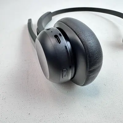 LEVN LE-HS015 Bluetooth Headset AI Noise Cancelling Wireless Office Headphones - Thumbnail 6
