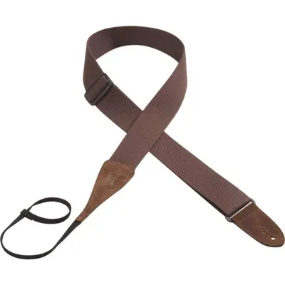 Levy’s MC8A-BRN 2" Wide Brown Cotton Guitar Strap - Thumbnail 3