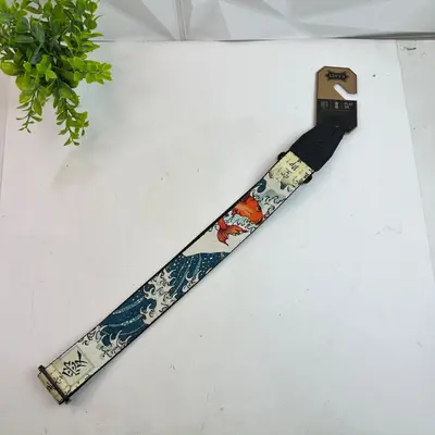 Levy's MPD2 Polyester Guitar Strap, Koi Fish Design, Adjustable - Thumbnail 3