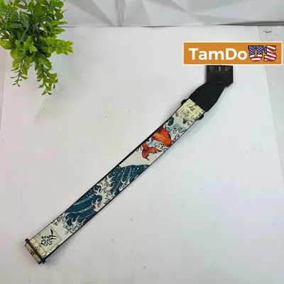 Levy's MPD2 Polyester Guitar Strap, Koi Fish Design, Adjustable - New Open Box - Real photo at TamDo.us