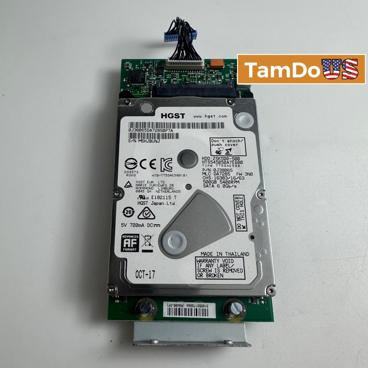Lexmark 27X0201 4034-401 Hard Disk Drive 500GB HGST Z5K500-500 Assembly Tested - Photo 1 - Real photo at TamDo.us