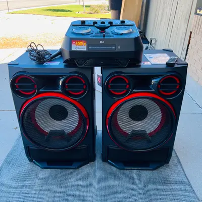 LG $1299 CK99 XBOOM Entertainment System Hi-Fi Stereo Bluetooth 5000W Speakers - Thumbnail 4