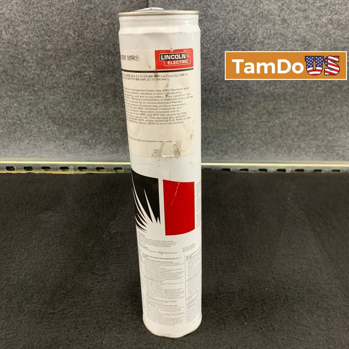 Lincoln Electric Excalibur E11018M Welding Rods 1/8" x 14" (10 lb, 4.5 kg) - Photo 1 - Real photo at TamDo.us