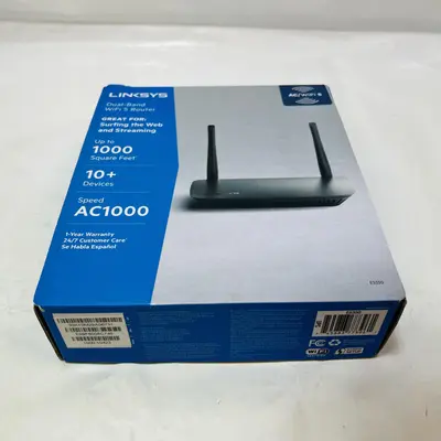 Linksys E5350 - AC1000 Dual-Band Wifi 5 Router, 10+ Devices, Up to 1000sqft - Thumbnail 6