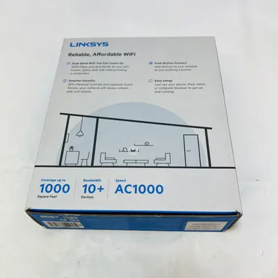 Linksys E5350 - AC1000 Dual-Band Wifi 5 Router, 10+ Devices, Up to 1000sqft - Thumbnail 3