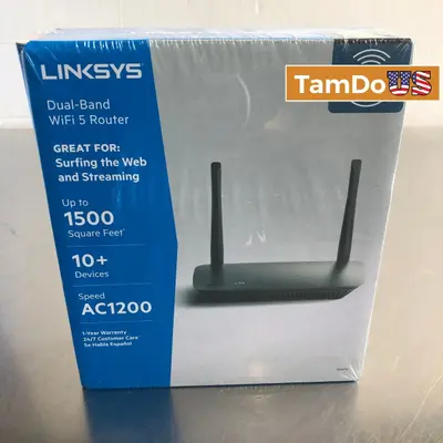 Linksys E5400 AC1200 Dual-Band Wi-Fi Router - New - Real photo at TamDo.us
