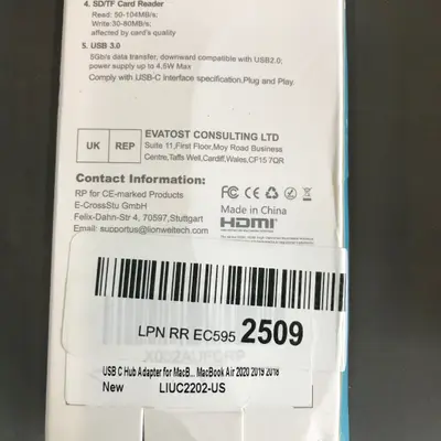 Lionwei 7-in-1 USB-C Hub Multi-Function Adapter - Thumbnail 4