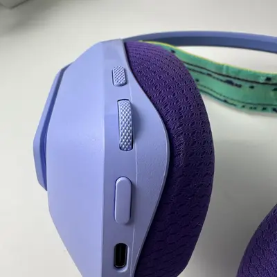 Logitech G733 LIGHTSPEED Wireless RGB Gaming Headset Lilac Purple USB Receiver - Thumbnail 7