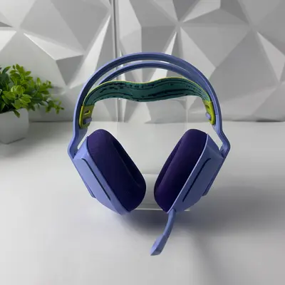 Logitech G733 LIGHTSPEED Wireless RGB Gaming Headset Lilac Purple USB Receiver - Thumbnail 4