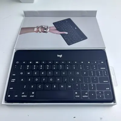 Logitech Keys-To-Go Ultra Slim Bluetooth Keyboard for iPhone, iPad, Apple TV - Thumbnail 3
