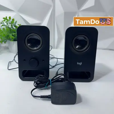Logitech Z150 Multimedia Speakers Compact PC Computer Speaker System Black - Excellent - Real photo at TamDo.us
