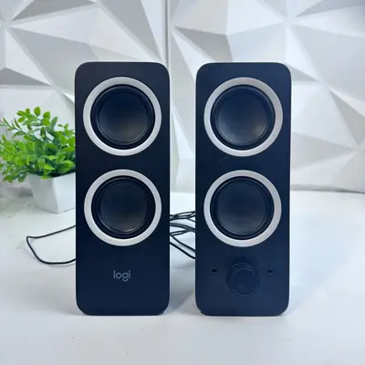 Logitech Z200 Multimedia Speakers 2.0 Desktop Computer Sound System Black - Thumbnail 6