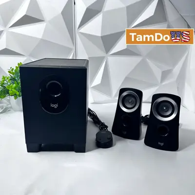 Logitech Z313 2.1 Multimedia Speaker System Subwoofer 50W Peak Power 3.5mm - Good - Real photo at TamDo.us