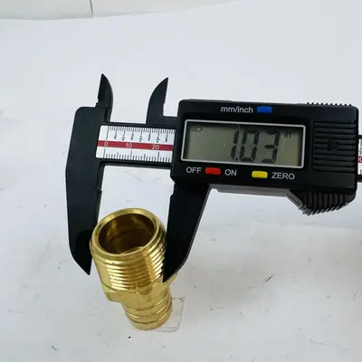 (Lot of 10) Brass Hose Barb Fittings 3/4" NPT x 3/4" Barb Male Adapter - Thumbnail 4