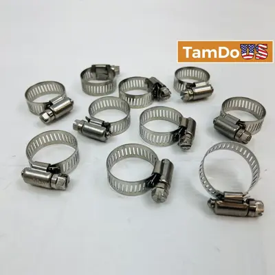 Murray Gold Seal Stainless Steel Hose Clamps - Lot of 10 - Thumbnail 1