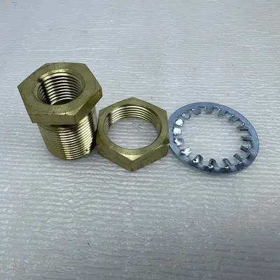 Lot of 2 3/8" Brass Bulkhead - Thumbnail 3