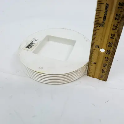 (Lot of 2) 4" / 100MM PVC-PSM Sewer Drain Plug/Cap/Fitting - Made in Canada - Thumbnail 2