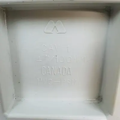 (Lot of 2) 4" / 100MM PVC-PSM Sewer Drain Plug/Cap/Fitting - Made in Canada - Thumbnail 7