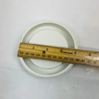 (Lot of 2) 4" / 100MM PVC-PSM Sewer Drain Plug/Cap/Fitting - Made in Canada - Thumbnail 6