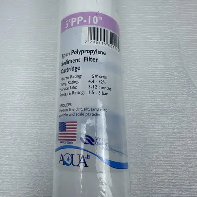 Lot of 2 Aqua 5'PP-10" Polypropylene Sediment Filter Cartridges - Thumbnail 4