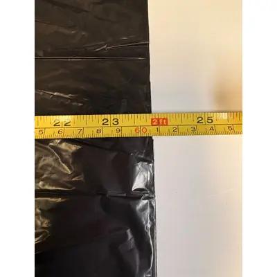 Black Trash Can Liners 10 Gallon 500 Bags Bulk - Thumbnail 5