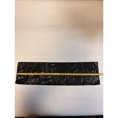 Black Trash Can Liners 10 Gallon 500 Bags Bulk - Thumbnail 2