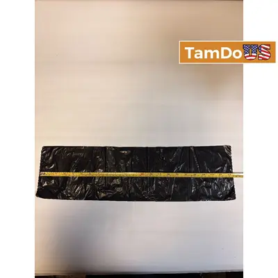 Black Trash Can Liners 10 Gallon 500 Bags Bulk - New - Real photo at TamDo.us