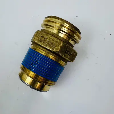 Lot of 2 Brass Cable Gland 661232 Y20-25 Explosion-Proof Threaded Fitting - Thumbnail 6