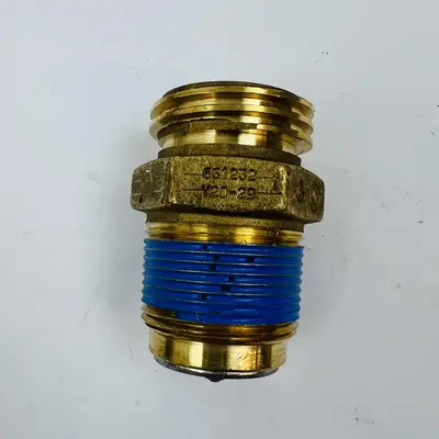 Lot of 2 Brass Cable Gland 661232 Y20-25 Explosion-Proof Threaded Fitting - Thumbnail 4