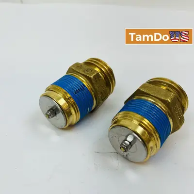 Lot of 2 Brass Cable Gland 661232 Y20-25 Explosion-Proof Threaded Fitting - Thumbnail 1