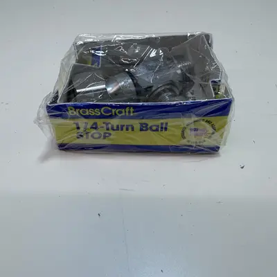 (Lot of 2) BrassCraft 1/4-Turn Ball Stop Valve - Thumbnail 1