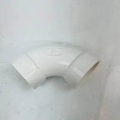 Canplas 4" PVC 90-Degree DWV Elbow Fitting - Thumbnail 2