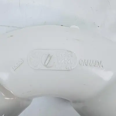 Canplas 4" PVC 90-Degree DWV Elbow Fitting - Thumbnail 4