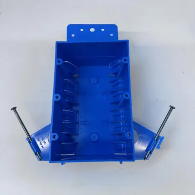 (Lot of 2) Carlon Electrical Switch Outlet Box B344AB 3-Gang 44 cu. PVC New Work - Thumbnail 5
