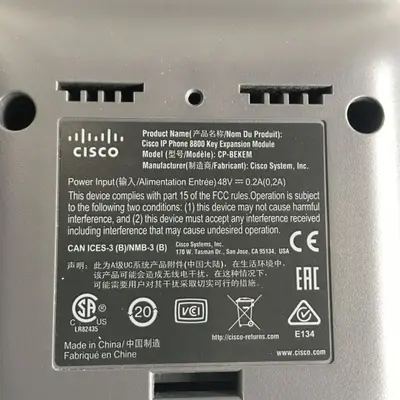 Lot of 2 Cisco CP-BEKEM IP Phone 8800 Key Expansion Modules - Thumbnail 5