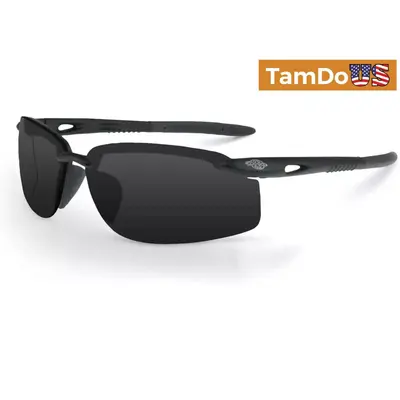 Lot of 2 Crossfire 1241 W Safety Glasses Smoke Lens/Crystal Black Frame - New - Real photo at TamDo.us