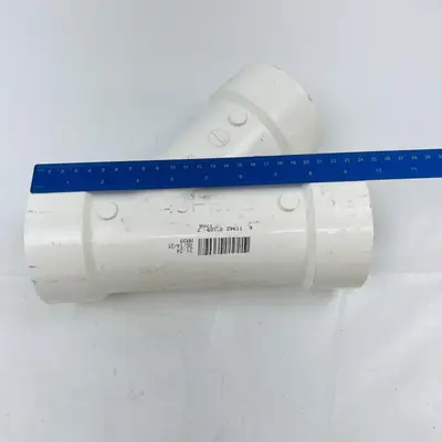 Lot of 2 DWV PVC Wye Fitting - Thumbnail 3