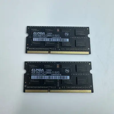 (Lot of 2) Elpida 4GB DDR3 Laptop RAM PC3-12800S 1600MHz SO-DIMM Memory - Thumbnail 4