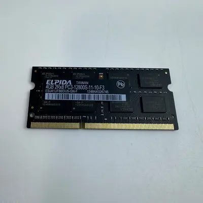 (Lot of 2) Elpida 4GB DDR3 Laptop RAM PC3-12800S 1600MHz SO-DIMM Memory - Thumbnail 2