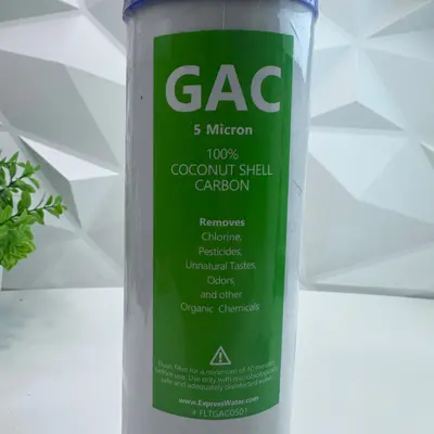 (Lot of 2) Express Water FLTGAC0501 GAC 5 Micron Coconut Shell Carbon Filter - Thumbnail 2