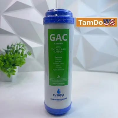 (Lot of 2) Express Water FLTGAC0501 GAC 5 Micron Coconut Shell Carbon Filter - New - Real photo at TamDo.us