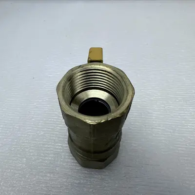 (Lot of 2) GBV GBV02 Gas Shut-Off Ball Valve Brass 175G 1" - Thumbnail 2